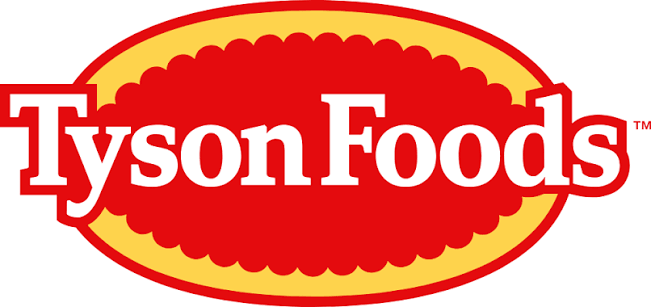 Logo de Tyson Foods, procesamiento de alimentos